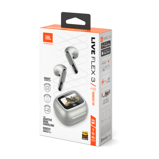 新品未開封 JBL LIVE BUDS3 シルバー 社外ケース付き JBL LIVE BUDS 3 ワイヤレスイヤホン